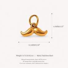 1pc Gold Rhinestone Pendant, Minimalist High-End Style, 18KPVD Gold Plated 316 Stainless Steel Material, Waterproof And Fade-Resistant, Suitable For Handmade Shop DIY, Factory Semi-Finished Product Production And Other Scenarios - Multicolor - View 13