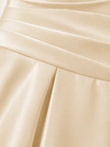 Elegant White Strapless A-Line Party Dress, Dignified Formal Teenage Dress, Sweet Design Wedding And Prom Dress, Short Homecoming Dress Spring Fall - Milk White - View 8
