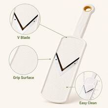 3/2/1pc Japanese Style Multi-Function Handheld Cabbage Shredder & Slicer, Cucumber Lemon Potato Onion Grater, Vegetable Chopper, Fruit Cutter, Potato Slicer, Onion Chopper, Home Salad Prep Kitchen Accessory, Kitchen Utensil, Kitchen Tool, Cooking Tool - Multicolor - View 8