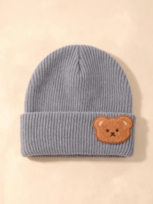 Autumn/Winter Baby Warm Beanie Hat, Children's Knitted Woolen Cap, Baby Warm Knitted Hat - 1PC - View 17