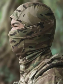 1pc Or 3pcs Unisex Ski Balaclava Mask Camouflage Full Face Cover, Windproof Sun Protection Breathable Mask, UV Protection Ski Scarf, Suitable For Men/Women/Workers Ski Masks - Multicolor - View 4