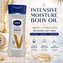 ZKZR Hydrating Body Gel Oil, 200ml, Suitable For Women And Men, Provides Moisturizing Care For Rough Skin, Suitable For Arms, Legs And Full Body - Hyaluronic Acid - View 4