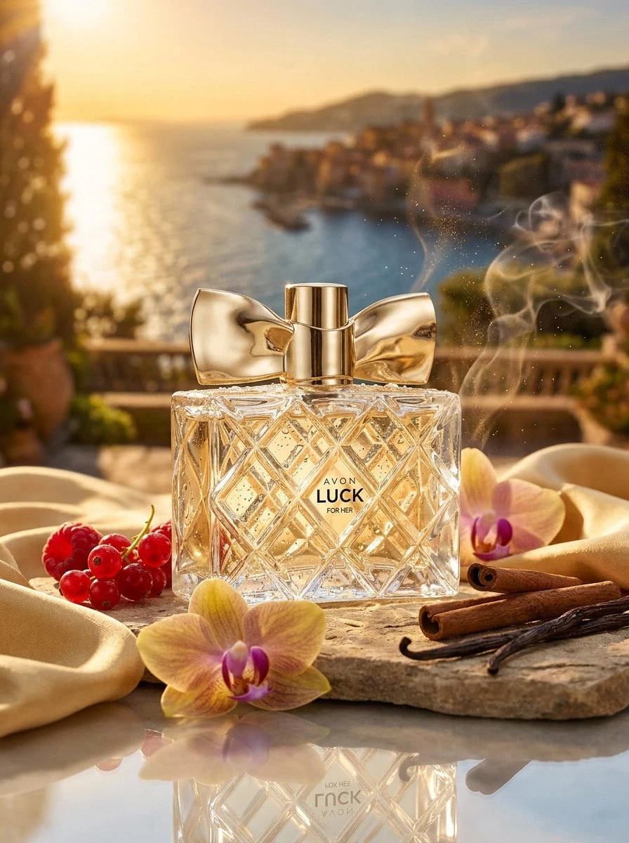 Avon Luck For Her Eau De Parfum 50 Ml – Perfume, Long-Lasting, For Women, Floral, Gold, Suitable For Daily Wear - EDP - View 1