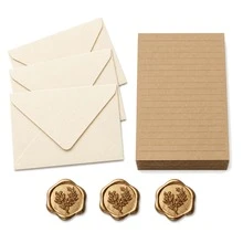 16pcs/Set, Linen White Wax Seal Sticker Set - Office Supplies, Bridesmaid Proposal Gift, Wedding Invitation Card - Gift Envelope, Christmas Envelope, Love Letter, Wedding Invitation, Room Decor, Perfect Gift For Birthday And Anniversary - Linen White - View 8