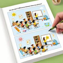 Fun Spot The Difference Focus Training, Find The Pattern Spot The Difference Game Book, Children's Focus Training Fun Spot The Difference Book - Mixed - View 9