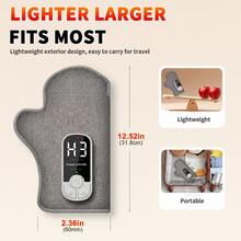 Multi-Level Adjustable Constant Temperature Heated Hand Massager, Relieves Finger, Wrist And Palm Soreness, Birthday, Valentine's Day, Thanksgiving Gift For Parents And Loved Ones - Grey - View 6