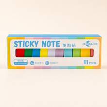 1100 Sheets 11-Color Mini Sticky Notes, 11-Pack 1.5x1.5 Inch Colorful ...