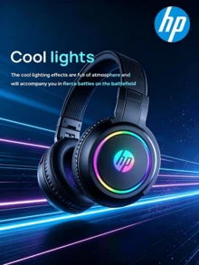 HP H100 電競耳機 多色動態RGB燈效 沉浸音效體驗 清晰降噪麥克風 自適應頭梁 雙模式切換 電腦手機相容 - 查看 8