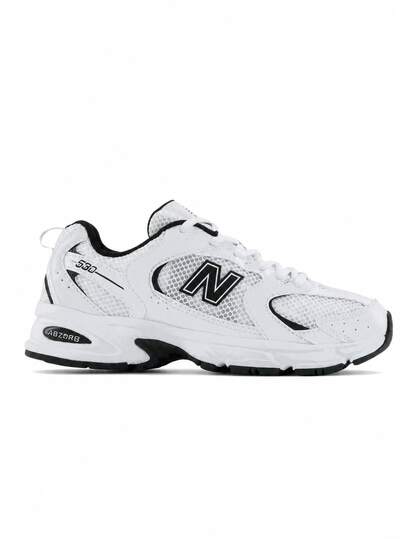New Balance 530 MR530EWB White Black Retro Running Shoes Men Women Y2K Vintage Chunky Sneakers ABZORB Cushion Casual Walking Shoes