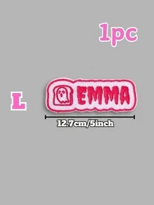 1/3/5pcs Customized Halloween Embroidered Name Patches, Personalized Name Labels For Clothing, Hats, Backpacks, Bridesmaid Name Tags, Text Patches For Lunch Boxes, Iron-On Name Labels, Customizable Aesthetic Apparel Decor - Multicolor 4 - View 21