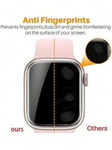 4pcs Transparent Hydrogel Screen Protector Film Anti-Scratch Soft Film Suitable For 38/40/41/42/44/45/49/46mm Ultra/SE/8/7/6/5/4/3/2/1/11/10 Men Women Daily Watch Protection Essential Accessory - Clear - View 5