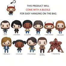Stranger Things 3D Figural Bag Clip Blind Bag, Series 2 & 5, 1 Random Character Keychain, Mini Figurine Pendant, Surprise Blind Toy, Official Netflix Merch, Gift For Friend & Fans[Non-Plush Filled] - Multicolor - View 3