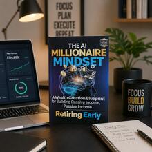 AI Wealth Mindset Hardcover Book: Passive Income & Wealth Creation Guide, Early Retirement Financial Mindset Reader, AI Side Hustle Income Generation Reference, Personal Wealth Enhancement Learning Manual - Style 1 - View 3