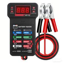 10-In-1 Smart Car Battery Tester, Home/Repair Shop Universal, One-Click Diagnosis Of Battery Life, Capacity, Fault Detection, Data Display, Fits Multiple Vehicle Models - Black - View 8