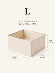 Foldable Divided Underwear & Socks Storage Box, Space-Saving Fabric Organizer For Closet Drawers, Suitable For Storing Underwear, Socks, Ties And Scarves - Multicolor - View 12