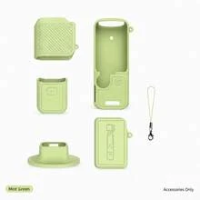 Silicone Protective Case For Osmo Pocket 4, Full Coverage Anti-Scratch And Anti-Collision Cover, Standard Version With Lanyard/Basic Version With Lanyard And Base, Macaron Color Series For Daily Use In VLOG, Hiking, Cycling, Travel And Other Scenarios (Accessories Only) - View 19