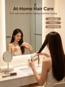 1pc Hair Trimming And Thinning Comb For Women, Ideal For Home Haircuts And Hair End Trimming.Hair, Hair Brush, Curly Hair Brush, Curly Hair, Travel Essentials For Women, Hair, Halloween, Curly Hair, Back To School, Halloween Decor. - Multicolor - View 4