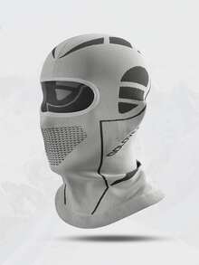 1pc Unisex Autumn/Winter Windproof Solid Color Balaclava Hat, Warm Head Cover Suitable For Daily Outdoor Cycling Wear - Multicolor - View 8