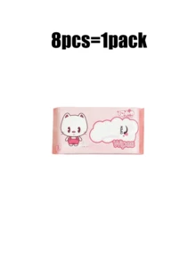 8/16/32/64/128Pcs, 8Pcs/Pack Cute Mini Portable Cleaning Wipes, For Daily Object Cleaning, Desktop Dust Removal & Home Furniture Cleaning, Ideal For Travel, Office, Kitchen Use (For Item Cleaning Only; Do Not Use On Human Skin!) - A Multicolor - View 7
