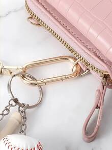 Oval Metal Carabiner, Trigger Snap O‑Ring Spring Keychain Clasp, Heavy‑Duty Oval Dog Tag Clip With Gift Box, Metal Spring Snap Hook, Replacement Accessory For Bag Wallet Keychain, Purse Charm, Backpack Ornament, DIY Jewelry Finding, Gift Decoration - Multicolor - View 4