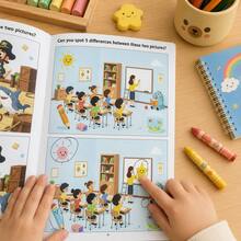 Fun Spot The Difference Focus Training, Find The Pattern Spot The Difference Game Book, Children's Focus Training Fun Spot The Difference Book - Mixed - View 7