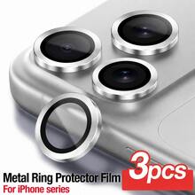 CASECOPS 1Set/3Pcs Silver Camera Protector Compatible With IPhone 17/16/14/15 Plus/15 Pro Max, 15 Pro Max/15Pro/14Pro/13/12, Ultra-Tough HD,1:1 Invisible Fit, Case Friendly - 3PCS - View 13