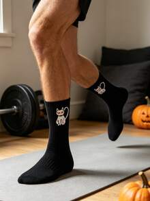 1/5/10 Pairs Unisex Halloween Socks, Comfortable Casual Home Socks, Fitness Sports Socks - Multicolor - View 7
