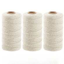 100m/Roll 2mm Vintage Hemp Rope DIY Gift Wrapping Rope Beige Black Braided Rope For Crafts, Bohemian Wedding, Gardening, Office Supplies, Home Party Decoration - Multicolor - View 23