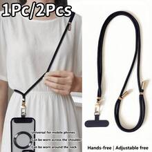 1Pc/2Pcs Adjustable Long Phone Lanyard Strap, Halter For Men And Women, Multi-Functional Crossbody Phone Chain, Durable, Multiple Colors Available, Can Be Used As Bag Shoulder Strap/Insulated Cup Charm/Keychain, Anti-Loss Anti-Theft Rope - Multicolor - View 12