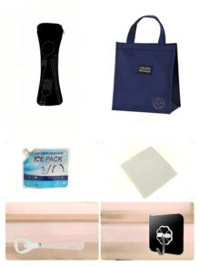 Portable Large Capacity Insulated Cooler Bag, Waterproof Non-Deformable Easy To Clean, Multi-Functional Canvas Tote Lunch Bag, Suitable For Picnic, Daily Use, Work, Outdoor, Date, Party, Camping, Office, School, Restaurant, Kitchen, Beach, Gift - Multicolor - View 12