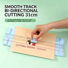 4-In-1paper Cutter Handheld DIY Paper Trimmer For Kids, Easy To Cut Photos, Documents, School, Back To School, Home And Office,Crafts - Standard - View 5