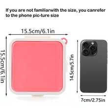 1pc Sandwich Toast Bento Box, Portable Outdoor Lunch Box, Student And Office Worker Lunch Box, Home Bento Box, Back To School - Multicolor - View 5