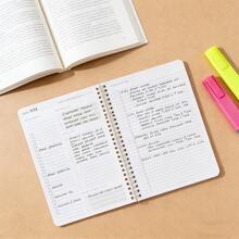 1pc Daily Planner Notebook - Undated Planner, To-Do List Notepad, Includes Hourly Schedule And To-Do List - Personal Daily Tasks And Work Arrangement Book, Teacher Supplies Office Supplies, Back To School Supplies - Multiple Styles - View 8