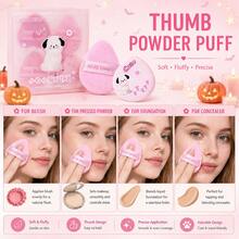 JOJO DIARY 5PCS/Halloween Face Makeup Set, Multi-Functional Blush Stick/Eyeliner/Natural Foundation/Thumb Puff/Lip Gloss, Long-Lasting, Waterproof, Sweat-Resistant, Essential Halloween Makeup Gift Box - Multicolor - View 7