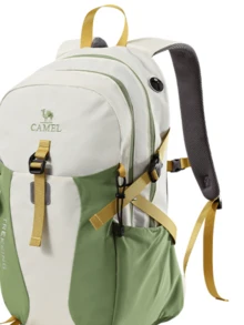 CAMEL CROWN Foldable Large Capacity Travel Bag Backpack Short Trip Fitness Storage Bag - Light Khaki - View 2