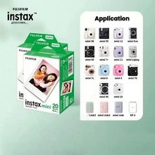 FujiFilm 相紙mini 20張白邊相紙 適用於 mini 7+/11/40/90/Evo/12/41 拍立得 白色 - 白色 - 查看 1
