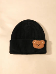 Autumn/Winter Baby Warm Beanie Hat, Children's Knitted Woolen Cap, Baby Warm Knitted Hat - 1PC - View 6