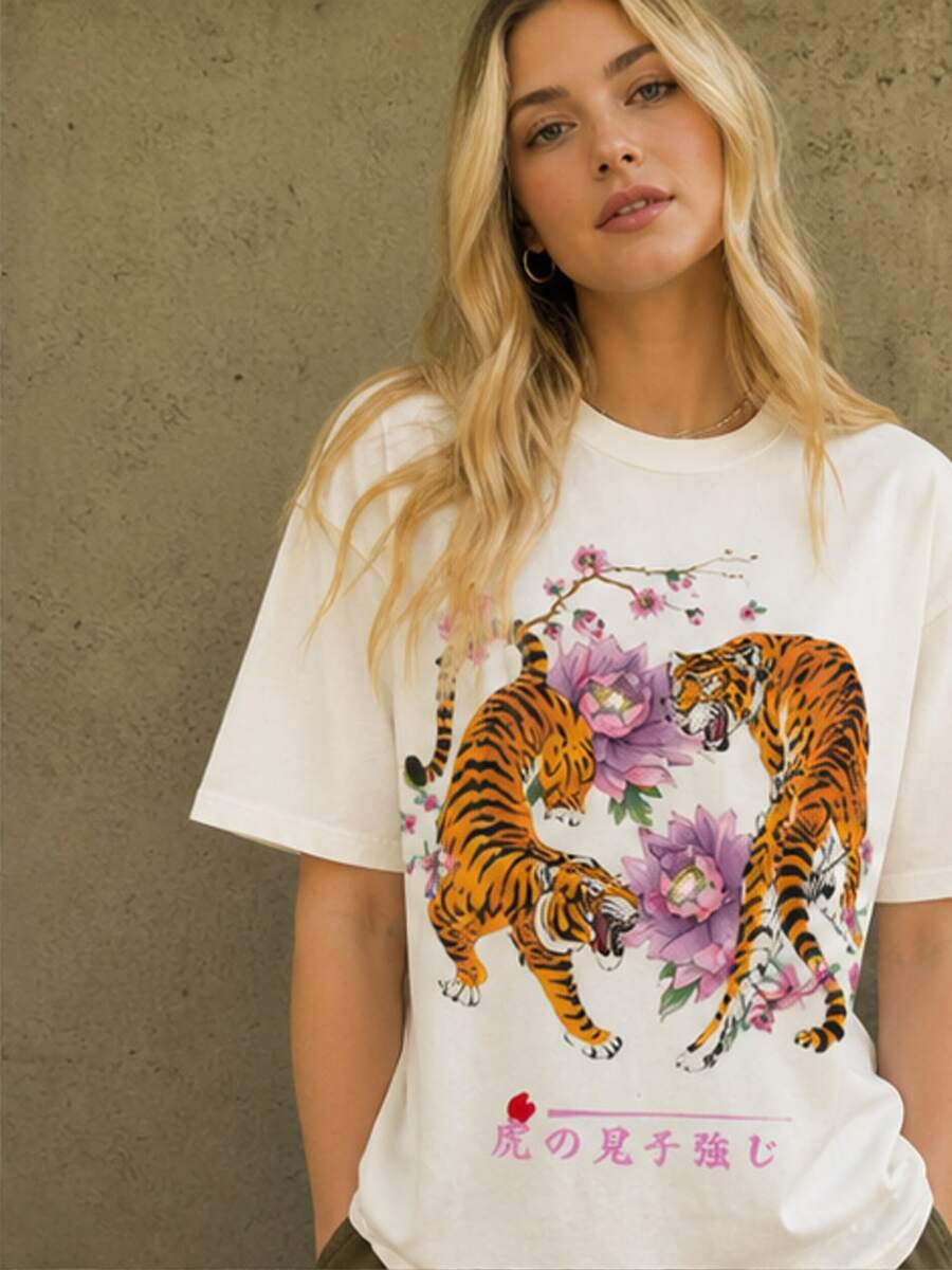 Women T-Shirts - White - View 1