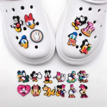 FIFA FIFA Classic Mickey Minnie Donald Duck Croc Shoe Charms, Cartoon Character Soft PVC Shoe Decorations, Suitable For Clogs And Sandals - View 1