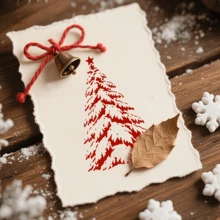 4pcs Christmas Templates, Including Various Classic Holiday Patterns: Christmas Tree, Reindeer Wreath, Santa Claus, Snowflake And Deer Patterns. Can Meet All Your Christmas Theme Related DIY Creative Needs. - A - View 3