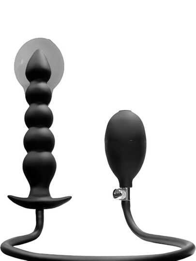 Tapón anal inflable, tamaño grande, juguete sexual de estimulación anal, dilatador anal