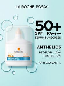 La Roche-Posay Anthelios UVAir Serum Sunscreen SPF50+ 50 Ml – Sunscreen, SPF 50+, For Sensitive Skin, Antioxidants, Suitable For Daily Morning Skincare Routine - Clear - View 1