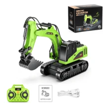 Small Realistic Remote Control Mini Alloy Excavator, 1:64 Mini Alloy Remote Control Excavator, 2.4G APP Controllable Children's Desktop Engineering Vehicle Remote Control Toy, Rechargeable Realistic Excavator Model Children's Desktop Interactive Engineering Toy Car, Portable, Suitable For Boys And Girls Remote Control Toy Car, Ideal Game Gift Toy For Kids. Boys Toys Remote Control Car Toy Car - Multicolor - View 9