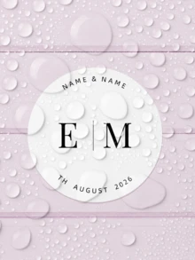 1/30/60/120/180pcs Customizable Round Text Stickers, PVC Waterproof & Oil-Proof, Suitable For Gift Bags, Gift Boxes, Invitations, Vase Decoration, Ideal Gift For Parents, Lovers, Friends, Colleagues, Perfect For Weddings, Birthdays, Parties, Bachelor Parties, Engagement Parties - Multicolor 1 - View 4