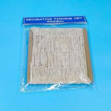1pc Handmade Fishing Net Wall Decor, Suitable For Party, Hawaiian Party, Underwater Net, Pirate, Ocean, Beach, Halloween, Christmas, Thanksgiving Decoration, Beach Theme Decor, Holiday Decoration, Nautical Style Design - Beige - View 12