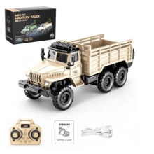 Truk Militer RC Mini Paduan Logam Skala 1:64, Mobil Kendali Jarak Jauh 2.4GHz dengan Kontrol Aplikasi, Lampu LED, Klakson & Musik, Pengaturan Kecepatan, Demo Otomatis, Mainan Model Truk RC Simulasi Desktop, Hadiah Ulang Tahun untuk Anak Laki-laki dan Perempuan - MultiWarna - View 7