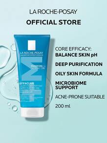 La Roche-Posay Effaclar Purifying Foaming Gel Cleanser For Oily, Blemish-Prone Skin 200ml – Cleanser, Oil Control, For Oily Skin, Thermal Spring Water, Suitable For Daily Skincare Routine - Clear - View 1
