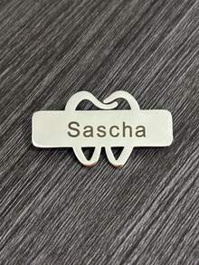 Customized Tooth Name Pin, Personalized Tooth Name Brooch Pin, Personalized Jewelry, Perfect For Everyday Wear Or Special Occasions - Multi-color 1 - View 3