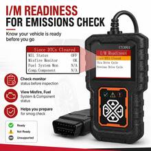 CY3001 高精度 OBDII 掃描儀 即時數據監控汽車引擎故障碼讀取診斷工具 - CY3001 - 查看 6
