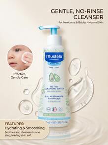 Mustela No Rinse Cleansing Water 10.14oz/300ml – Cleansing Water, No-Rinse, For Babies, Avocado Perseose, Suitable For Diaper Changes - Multicolor - View 1